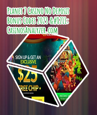 Free no deposit bonus codes for planet 7 casino